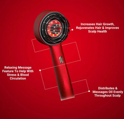 3-in-1 Electric Massage Comb – Smooth, Shine & Relax