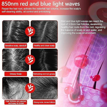 3-in-1 Electric Massage Comb – Smooth, Shine & Relax
